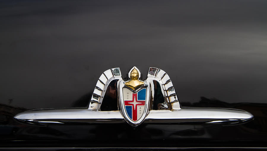 1953 Lincoln Capri Emblem Photograph by Roger Mullenhour
