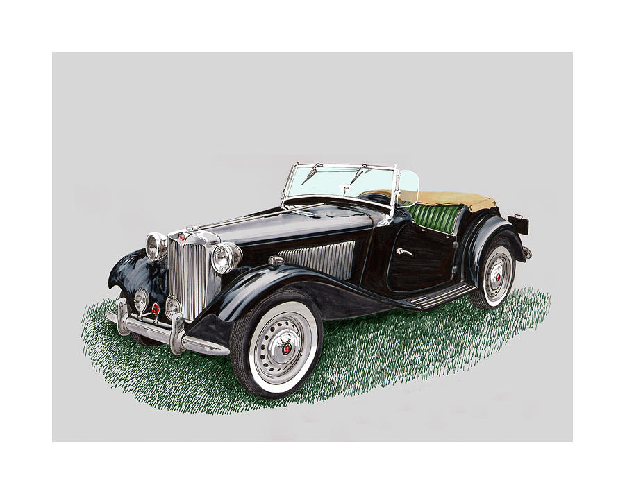  Mg T D 1953 Painting by Jack Pumphrey