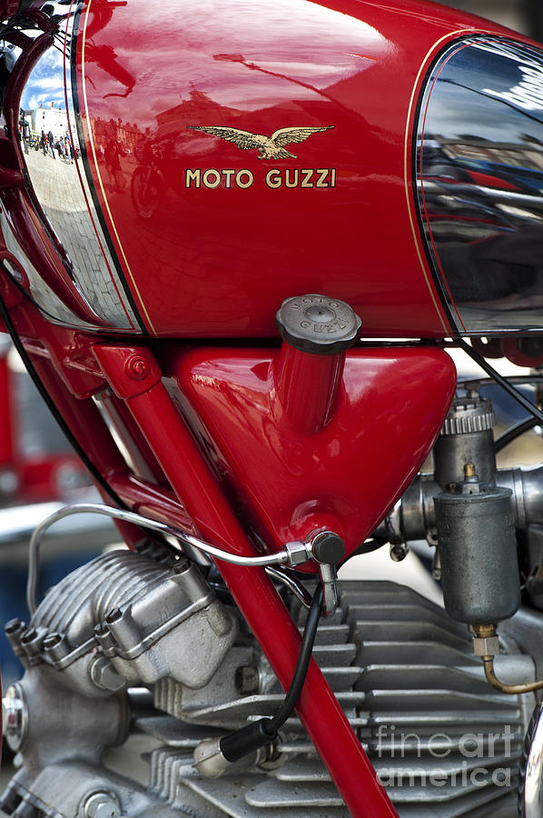 1953 Moto Guzzi Falcone sport 500cc Photograph by Tim Gainey