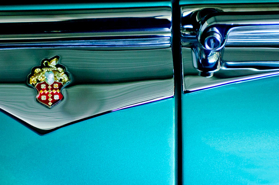 1953 Packard Caribbean Convertible Emblem 4 Photograph by Jill Reger