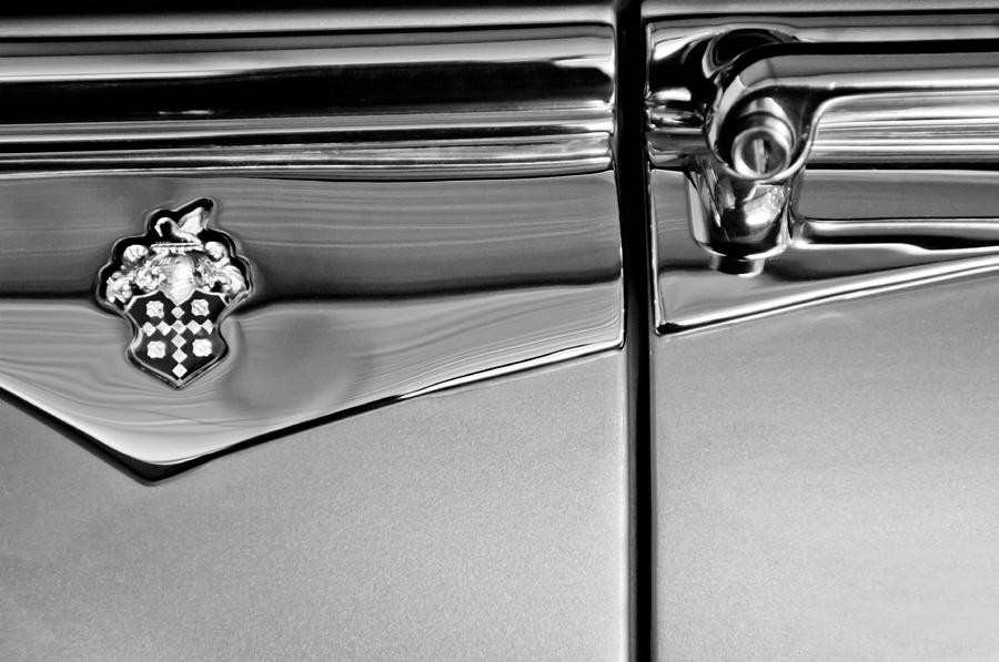 1953 Packard Caribbean Convertible Emblemblem Photograph by Jill Reger
