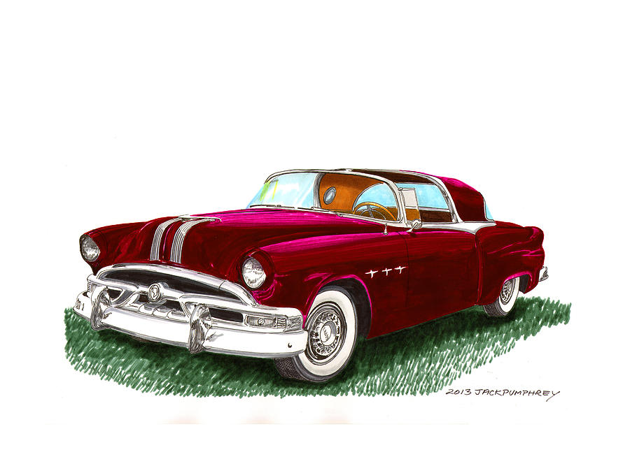 1953 Pontiac Parisienne Concept Painting by Jack Pumphrey