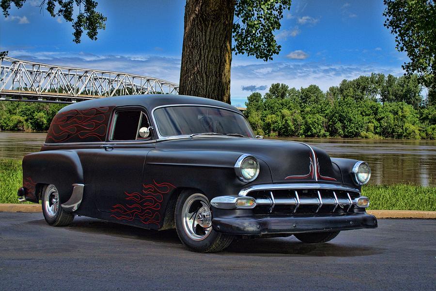 Truck Photograph - 1954 Chevrolet Sedan Delivery by Tim McCullough