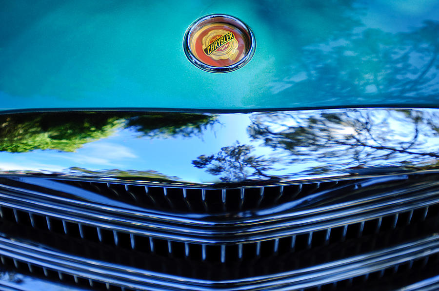 1954 Chrysler Hood Emblem Photograph by Jill Reger | Pixels