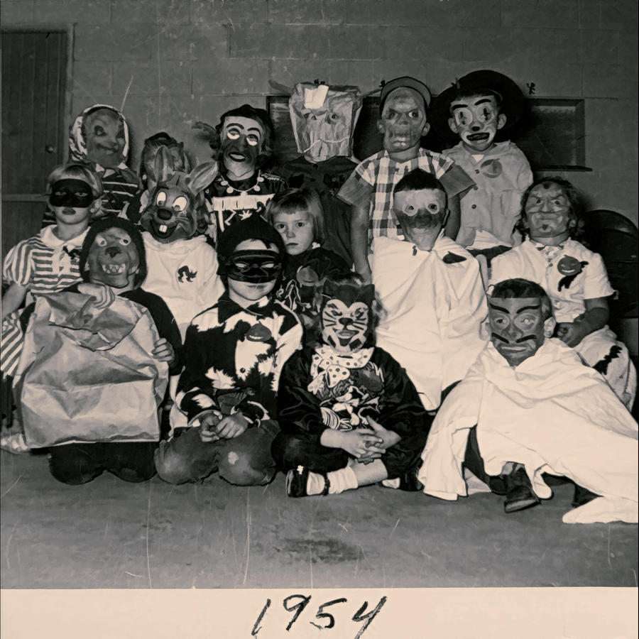1954  Halloween Photograph by Cathy Anderson