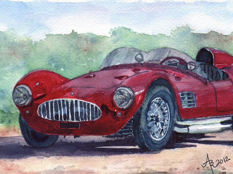 1954 Maserati A6 GSC Tipo MM Painting by Anna Ruzsan