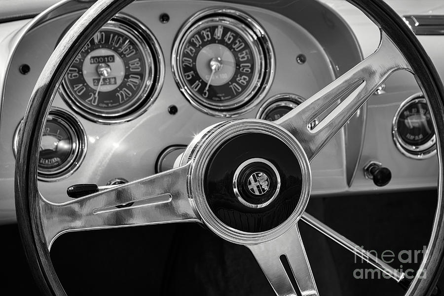 1955 Alfa Romeo Steering Photograph by Dennis Hedberg
