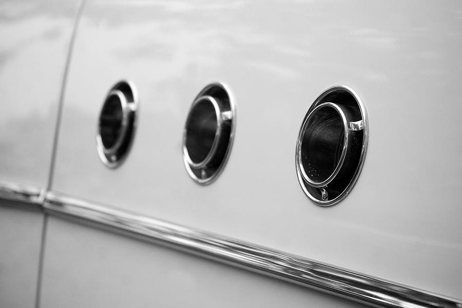 1955 Buick Special Side Air Vents Photograph by Brooke Roby