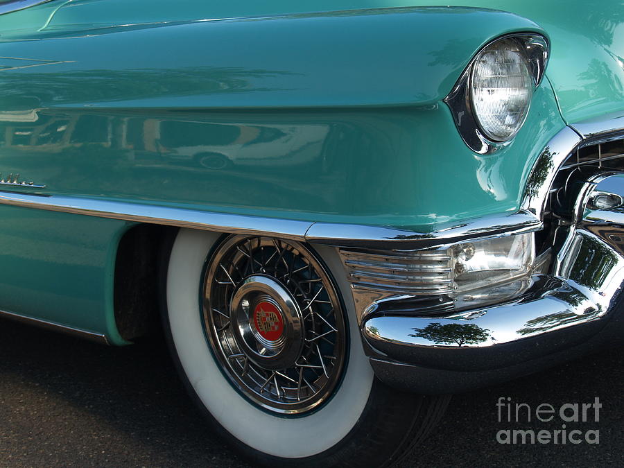 1955 Cadillac Coupe de Ville Fender Photograph by Anna Lisa Yoder
