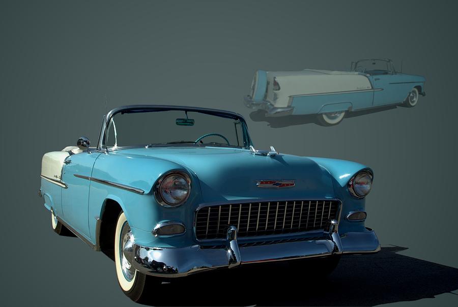 1955 Chevrolet Bel Air Convertible Photograph by Tim McCullough