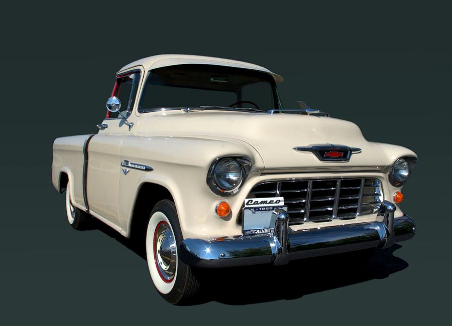 1955 Chevrolet Cameo Pickup Truck Photograph by Tim McCullough