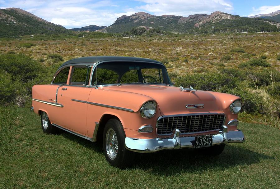 1955 Chevrolet Two Tone Bel Air Photograph by Tim McCullough