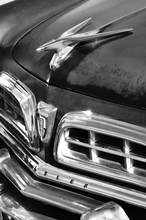 1955 Chrysler Hood Ornament Emblem Photograph by Jill Reger