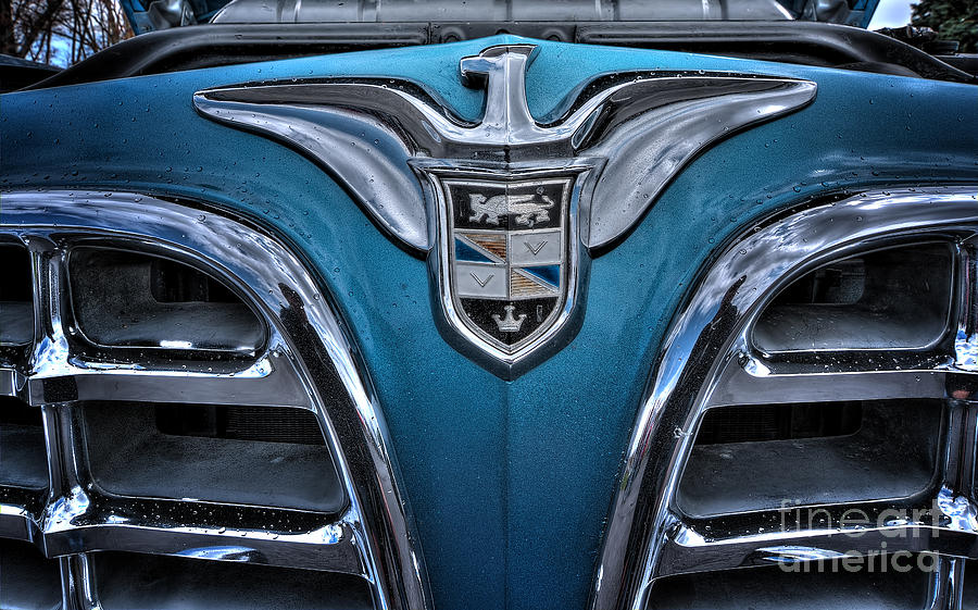 1955 Chrysler Imperial grille Photograph by Arttography LLC