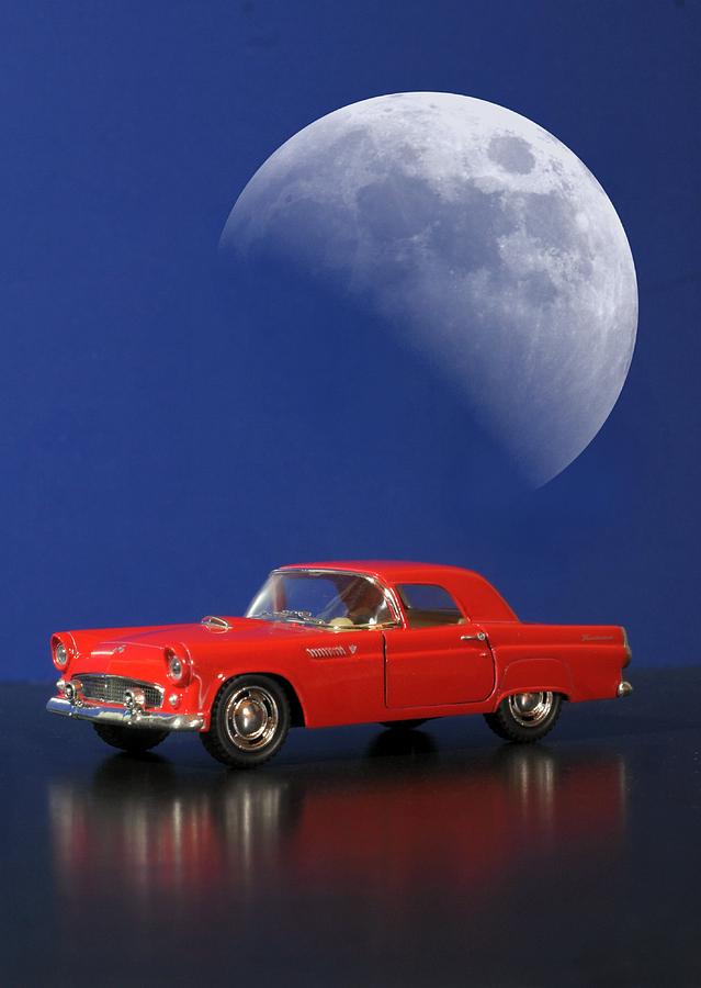 1955 Ford Thunderbird Photograph by Diana Angstadt