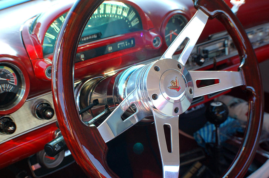 1956 ford thunderbird bird steering wheel