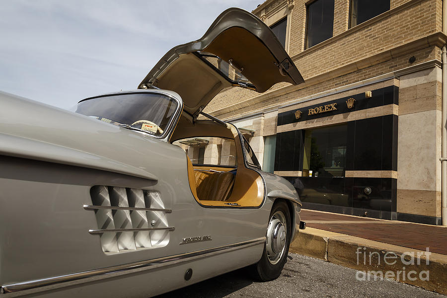 1955 Mercedes Gullwing Photograph by Dennis Hedberg