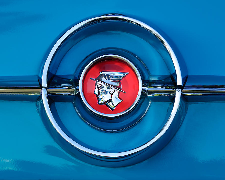 1955 Mercury Monterey  Emblem Photograph by Jill Reger