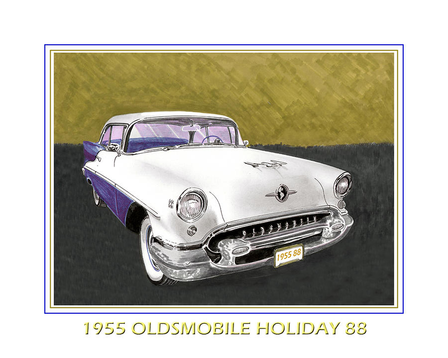 Olds Holiday 88 Painting by Jack Pumphrey