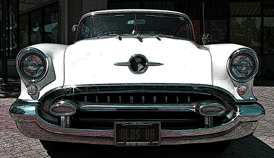 1955 Oldsmobile 88 Photograph by Samuel Sheats