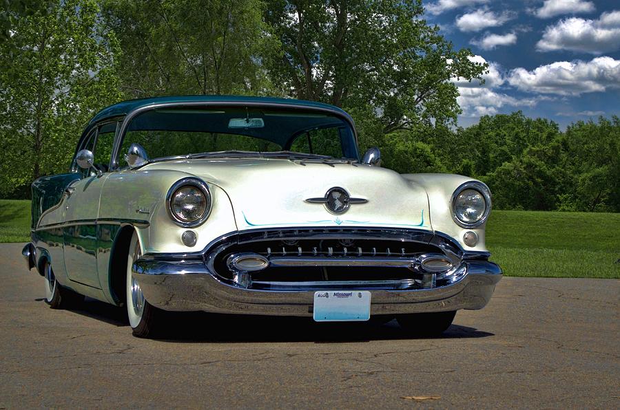 1955 Oldsmobile Holiday 88 Photograph by Tim McCullough
