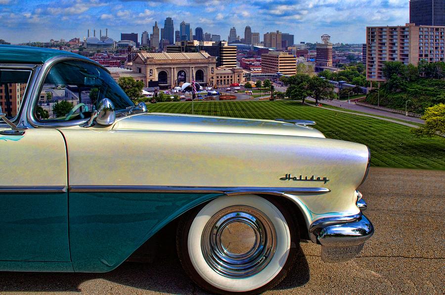 1955 Oldsmobile Holiday Photograph by Tim McCullough