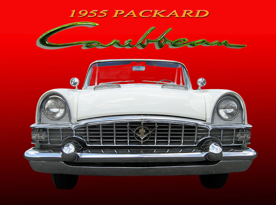 1955 Packard Caribbean Convertible Photograph by Jack Pumphrey