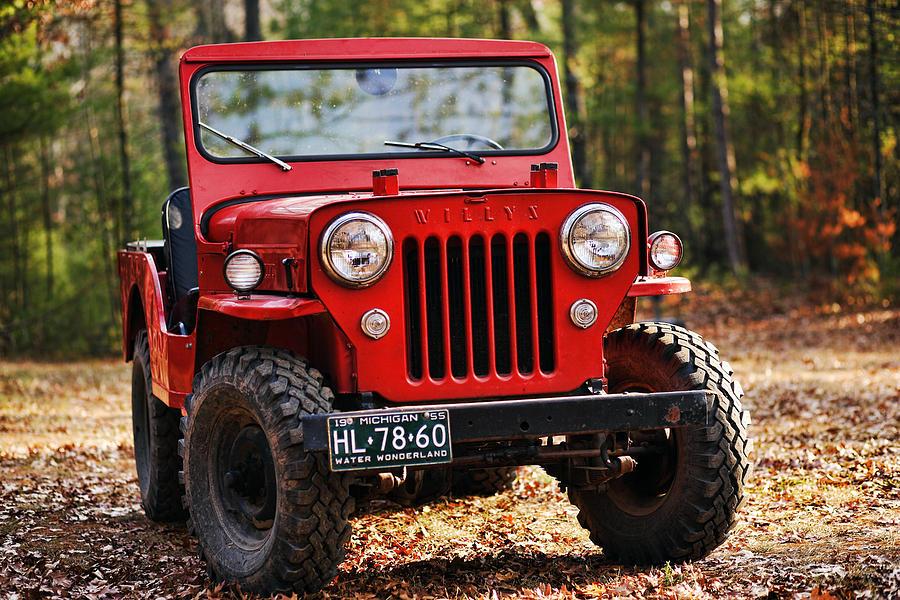 1955 Willys Jeep Photograph by Gordon Dean II