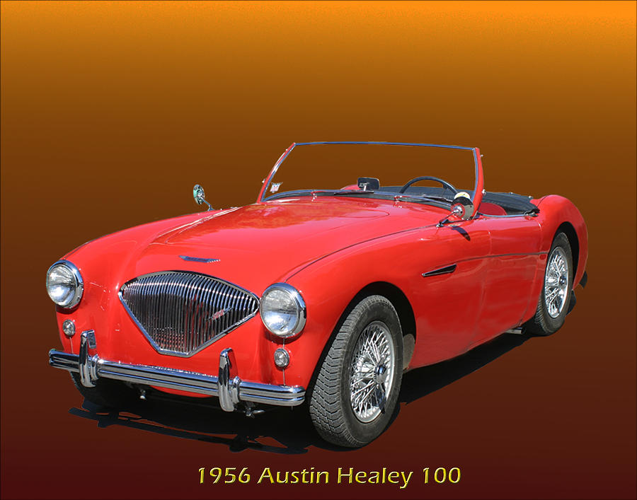 1956 Austin Healey 100 Photograph by Jack Pumphrey