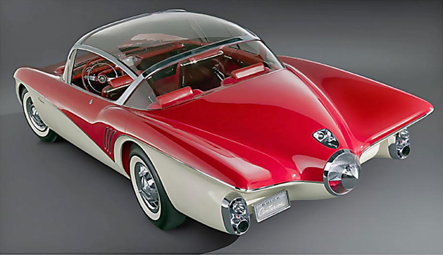 1956 Buick Centurion Concept Digital Art by Marvin Blaine