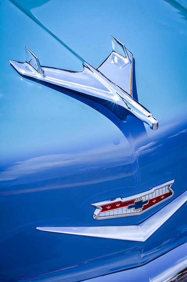 1956 Chevrolet 210 2-Door Handyman Wagon Hood Ornament - Emblem ...