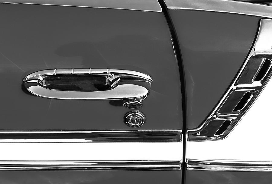 1956 Chevrolet Belair Convertible Custom V8 Door Handle Photograph