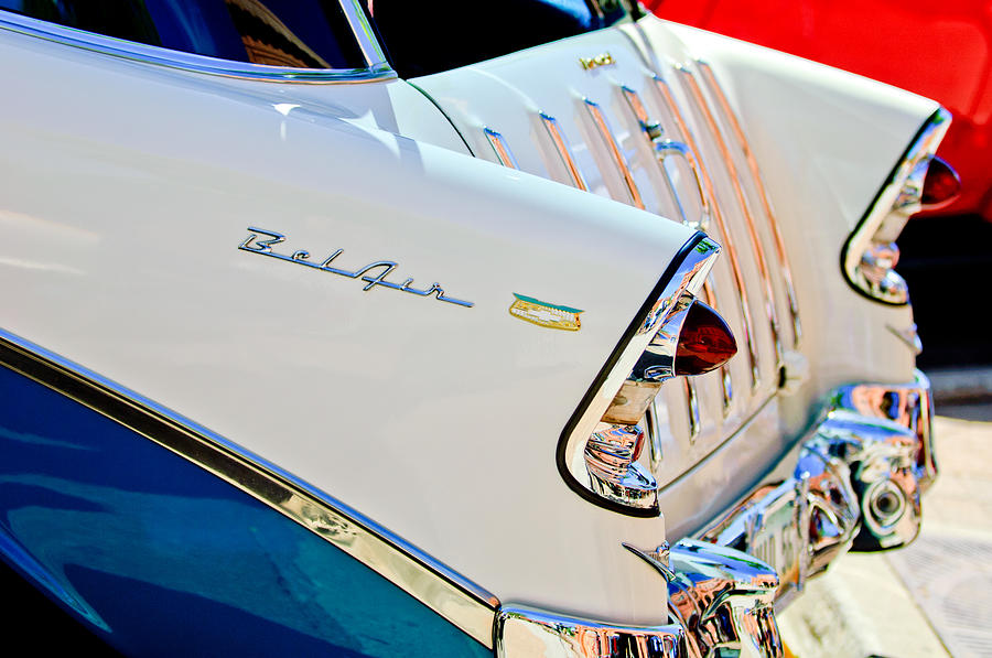 1956 Chevrolet Belair Nomad Taillights Photograph by Jill Reger