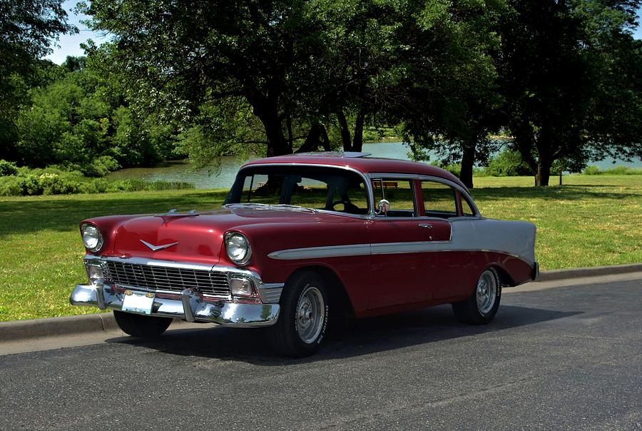 1956 Chevrolet Model 210 Photograph by Tim McCullough