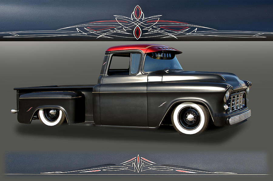 1956 Chevy Low-rider Pick Up Photograph