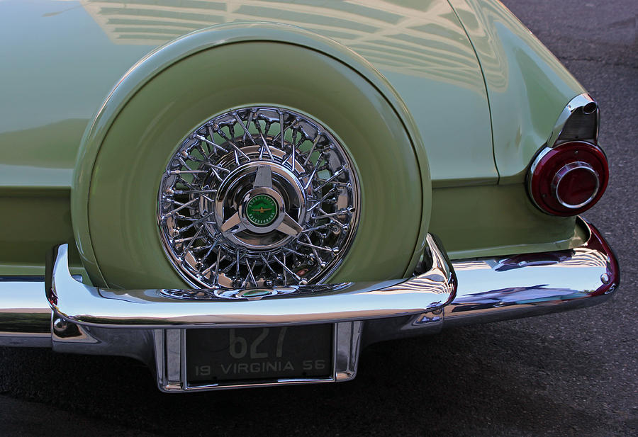 1956 Classic Thunderbird Detail Photograph by Suzanne Gaff