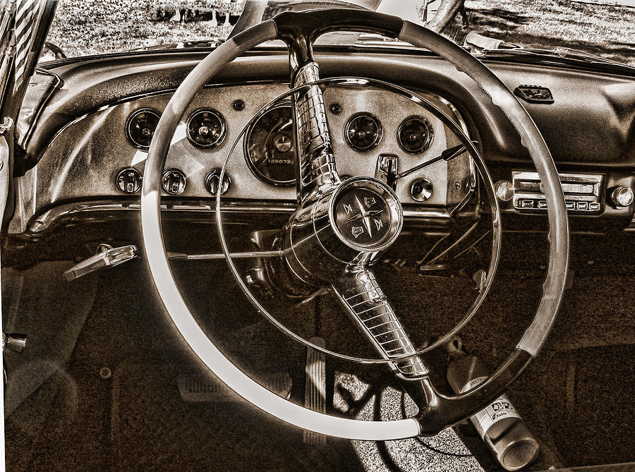 1956 Desoto Dash Photograph by Ron Roberts
