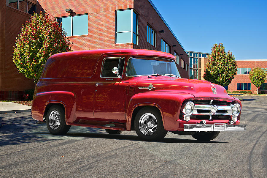 1956 Ford F100 Panel Truck Photograph By Dave Koontz Fine Art America