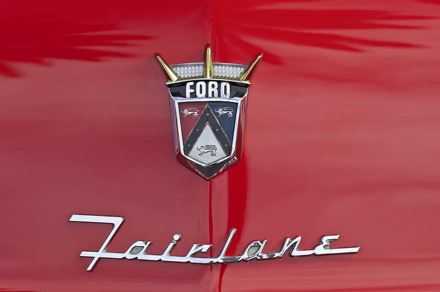 1956 Ford hood emblem #8