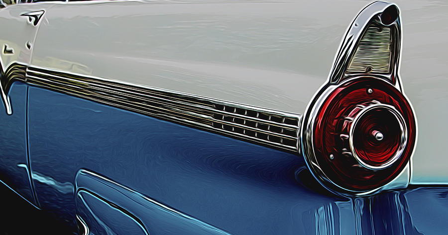 1956 Ford Photograph by Ron Roberts