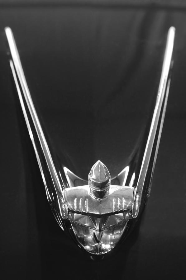 1956 Lincoln Premiere Convertible Hood Ornament 2 Photograph by Jill Reger
