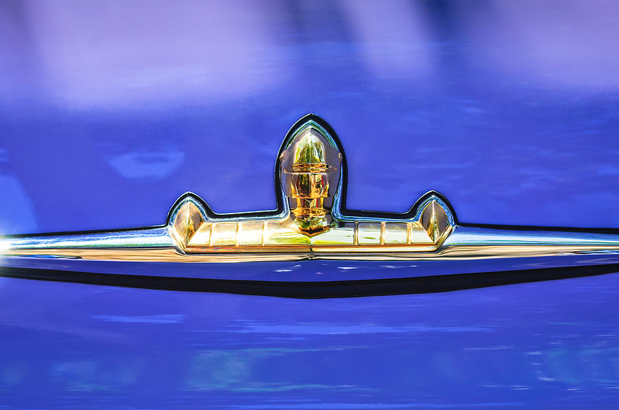 1956 Lincoln Premiere Emblem -1073c Photograph by Jill Reger | Fine Art ...