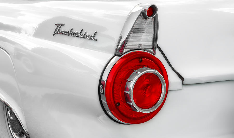 1956 Thunderbird Tail Light Photograph by Frank J Benz