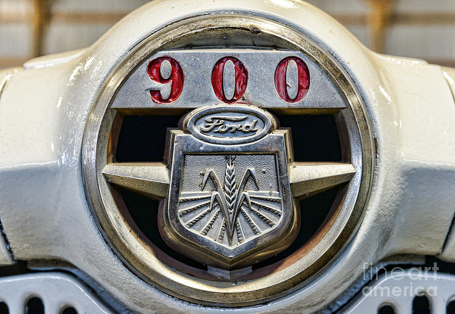 1957 Antique Ford 900 Tractor Photograph by Paul Ward