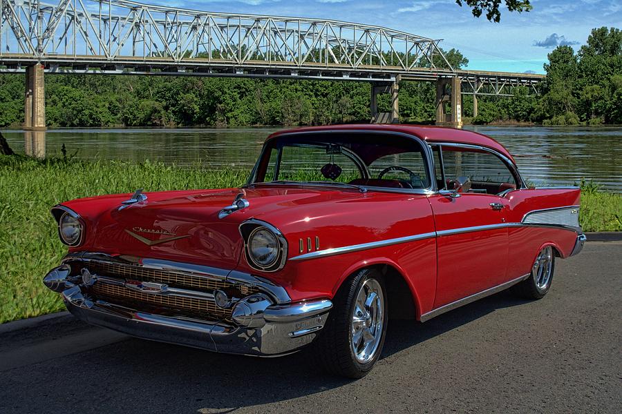 1957 Chevrolet BelAir Photograph by Tim McCullough