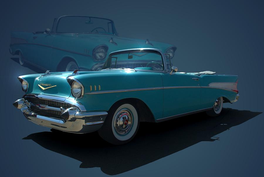 1957 Chevrolet Convertible Photograph by Tim McCullough