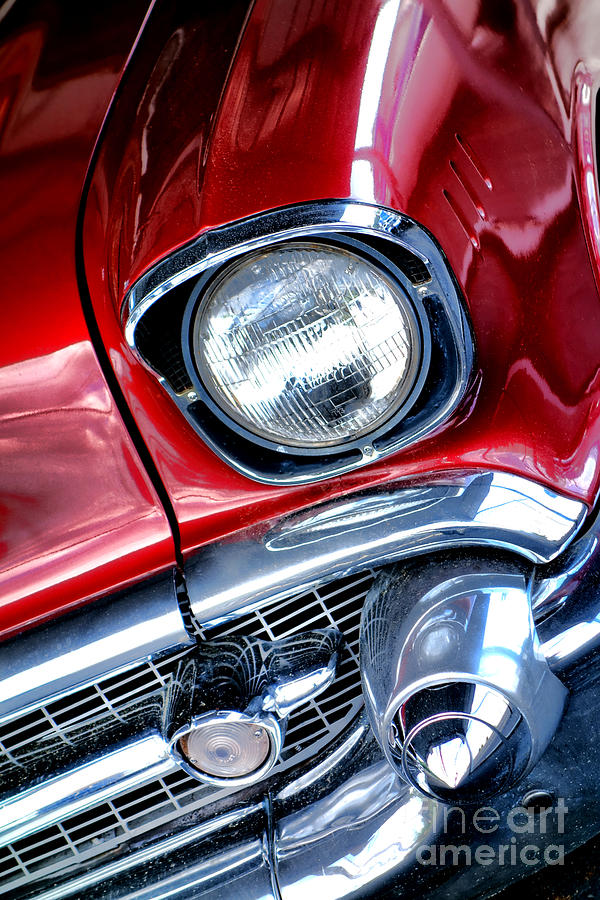 1957 Chevy Bel Air Photograph by Olivier Le Queinec