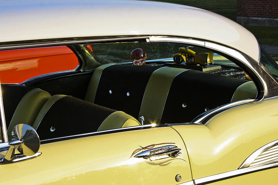 1957 Chevy Bel Air Yellow Interior