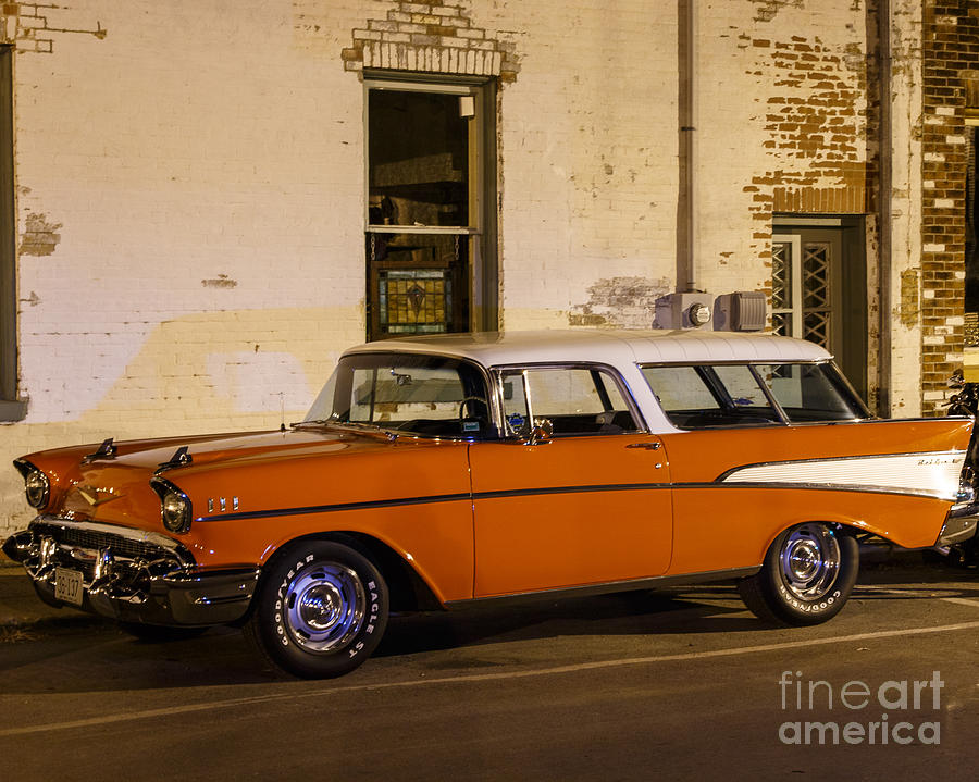 1957 Chevy Nomad Photograph by Terri Morris
