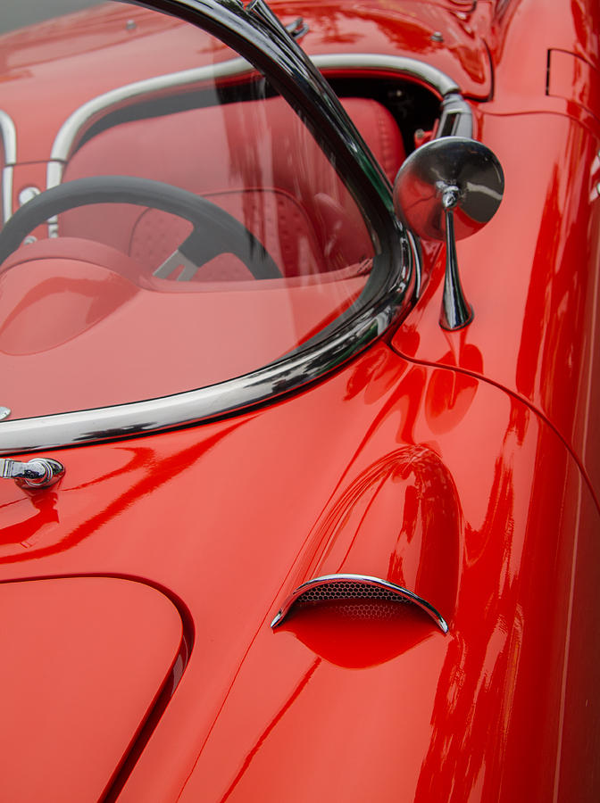 1957 Corvette Windshield Photograph by Roger Mullenhour